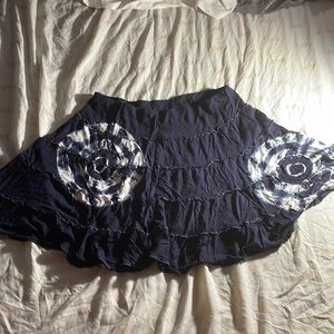INC - International Concepts tye-dye mini skirt